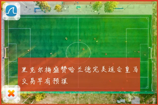 里克尔梅盛赞哈兰德完美适合皇马交易早有预谋